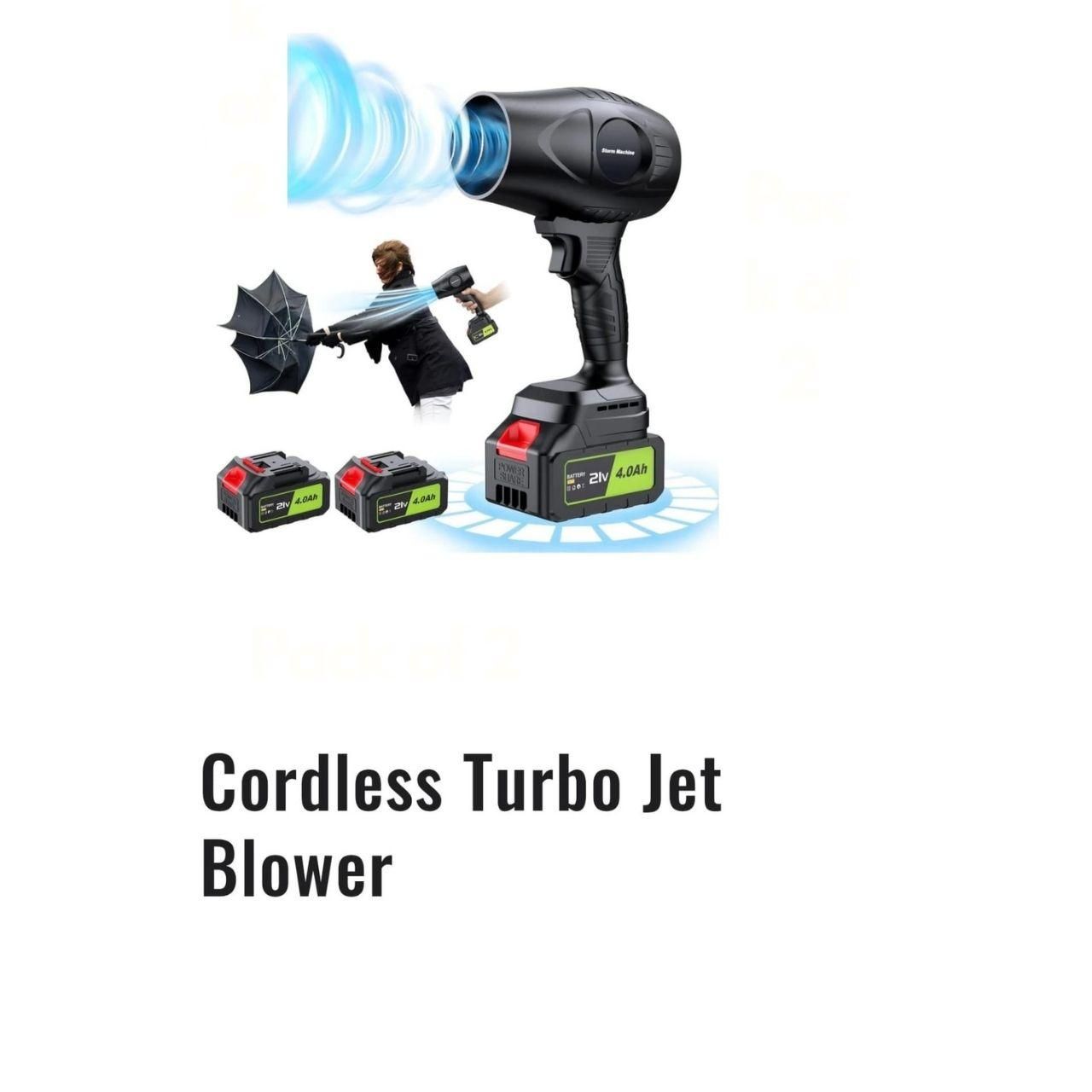 TurboJet Maxx Blower – Powerful Cordless Air Duster & Car Dryer 🤯