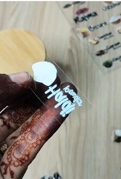 3D Waterproof Kitchen Spice Jar Label Stickers (Pack of 60 Stickers)