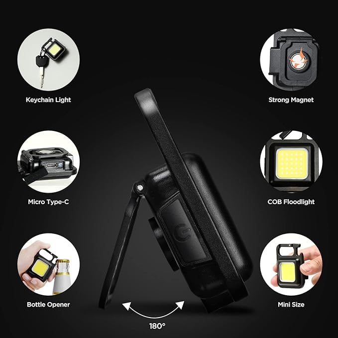 Mini LED COB Flashlight