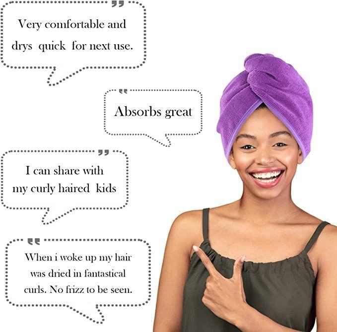 Microfiber Hair Wrap Towel