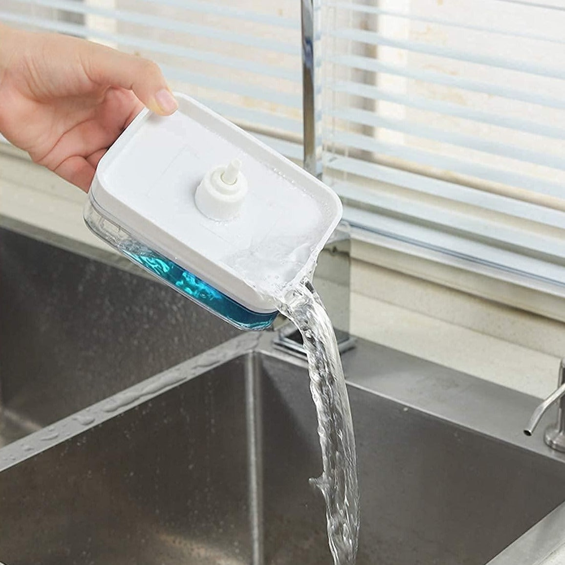 Liquid Soap Dispenser with Sponge Holder