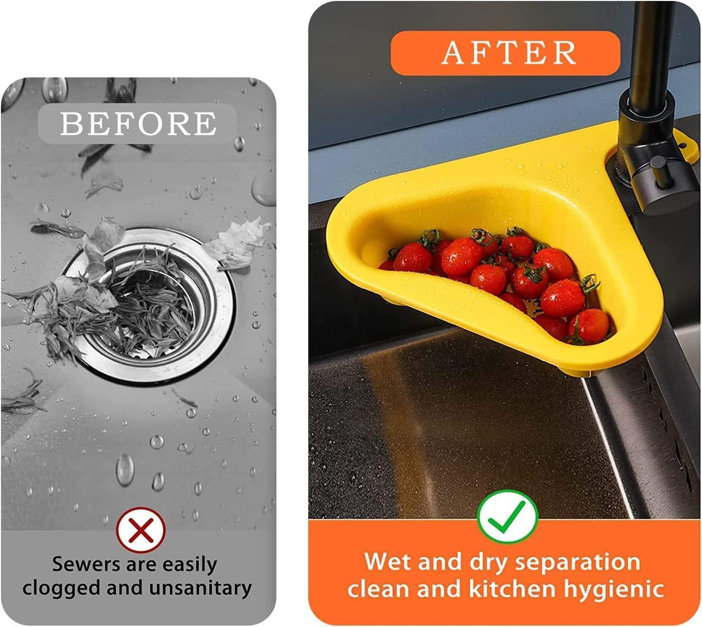 🔥 Last Day 50% OFF 🔥 - Kitchen Sink Drain Basket (Buy 1 Get 1 FREE)