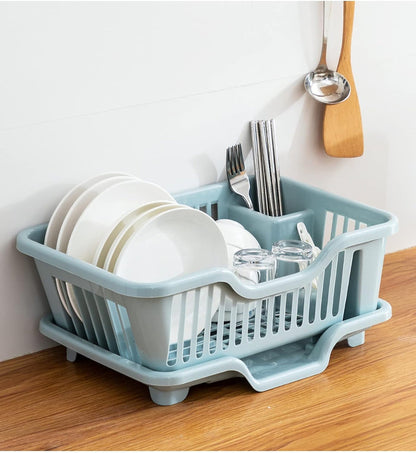 3-in-1 Space Saving Kitchen Dish Drainer
