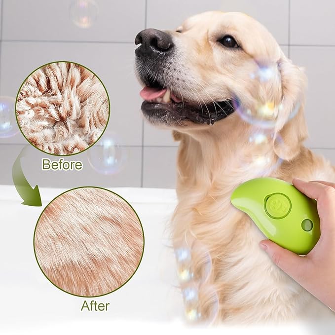 Steaming Pet Hairbrush