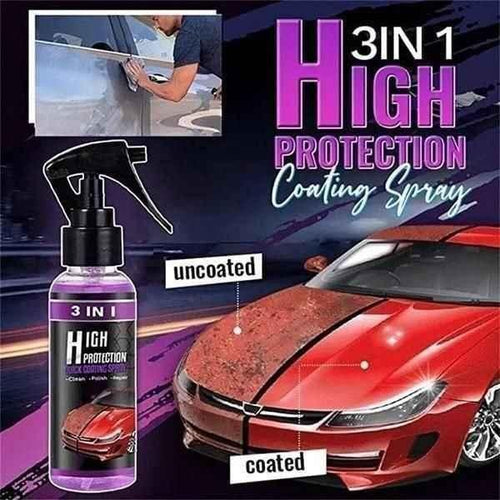 3 in 1 High Protection Coating Spray ( Pack of 2 ) - 🔥 Buy 1 Get 1 Free 🔥