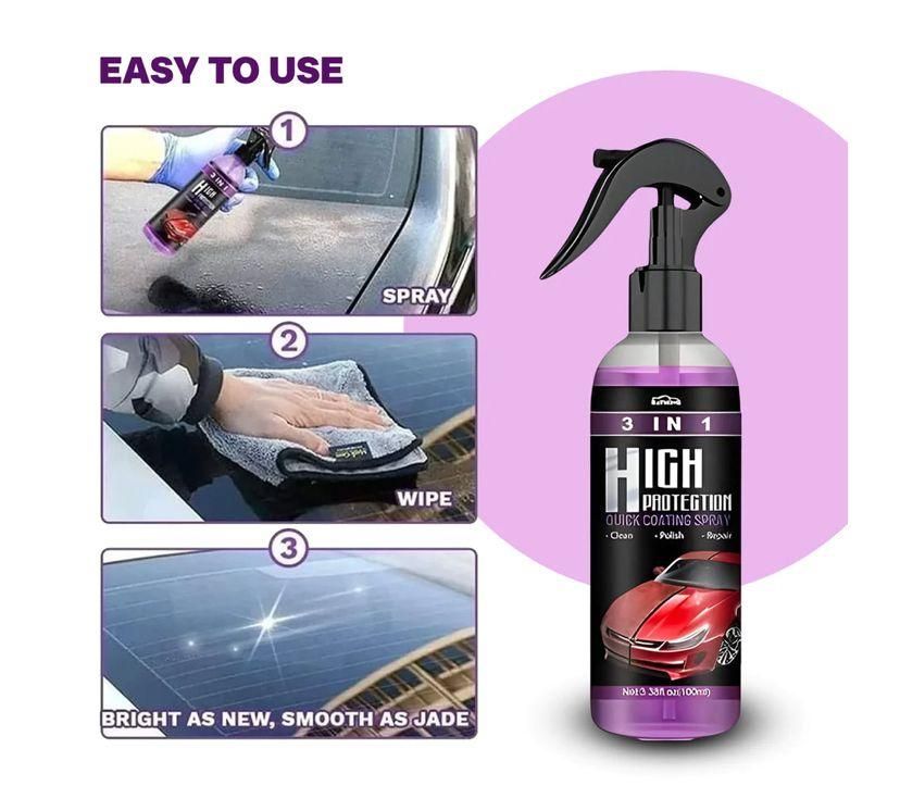 3 in 1 High Protection Coating Spray ( Pack of 2 ) - 🔥 Buy 1 Get 1 Free 🔥