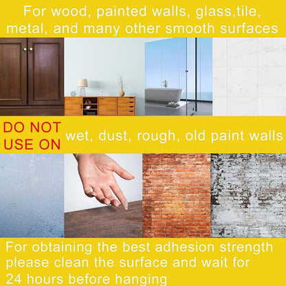 Wall Hooks-No drilling (Pack of 20)