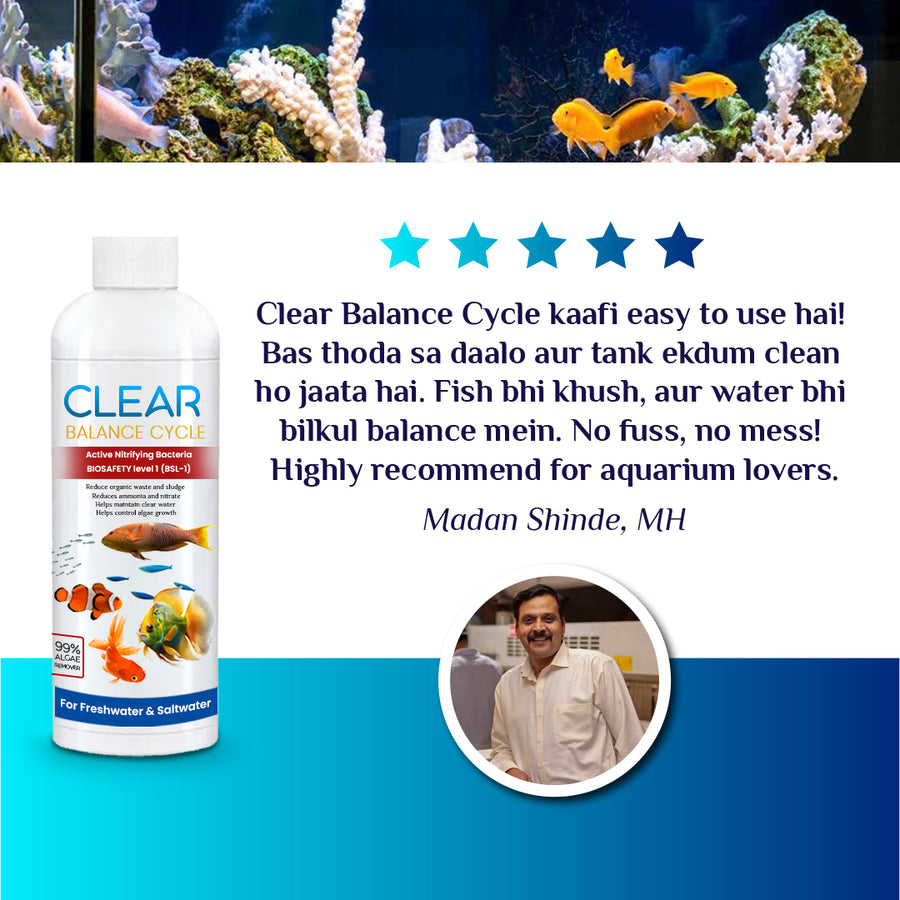 AquaClear™ Automatic Fish Tank Cleaner – ( Pack of 3 Bottles 🔥)
