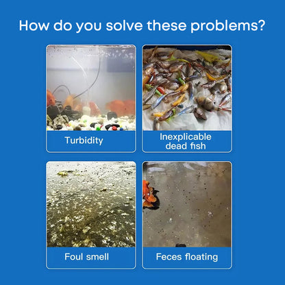 AquaClear™ Automatic Fish Tank Cleaner – ( Pack of 3 Bottles 🔥)