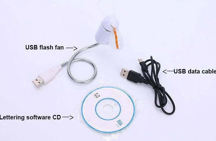 Led Message Fan