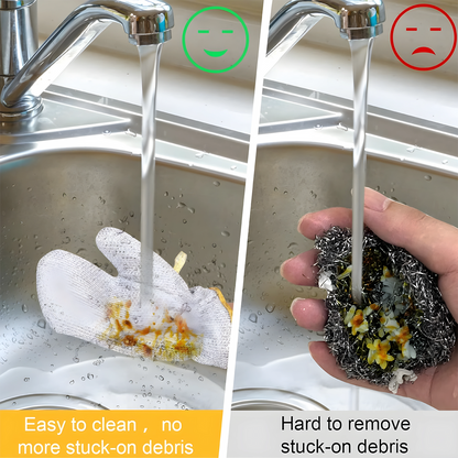 Reusable Dishwashing Gloves (Reusable upto 10,000 times) - Pack of 2