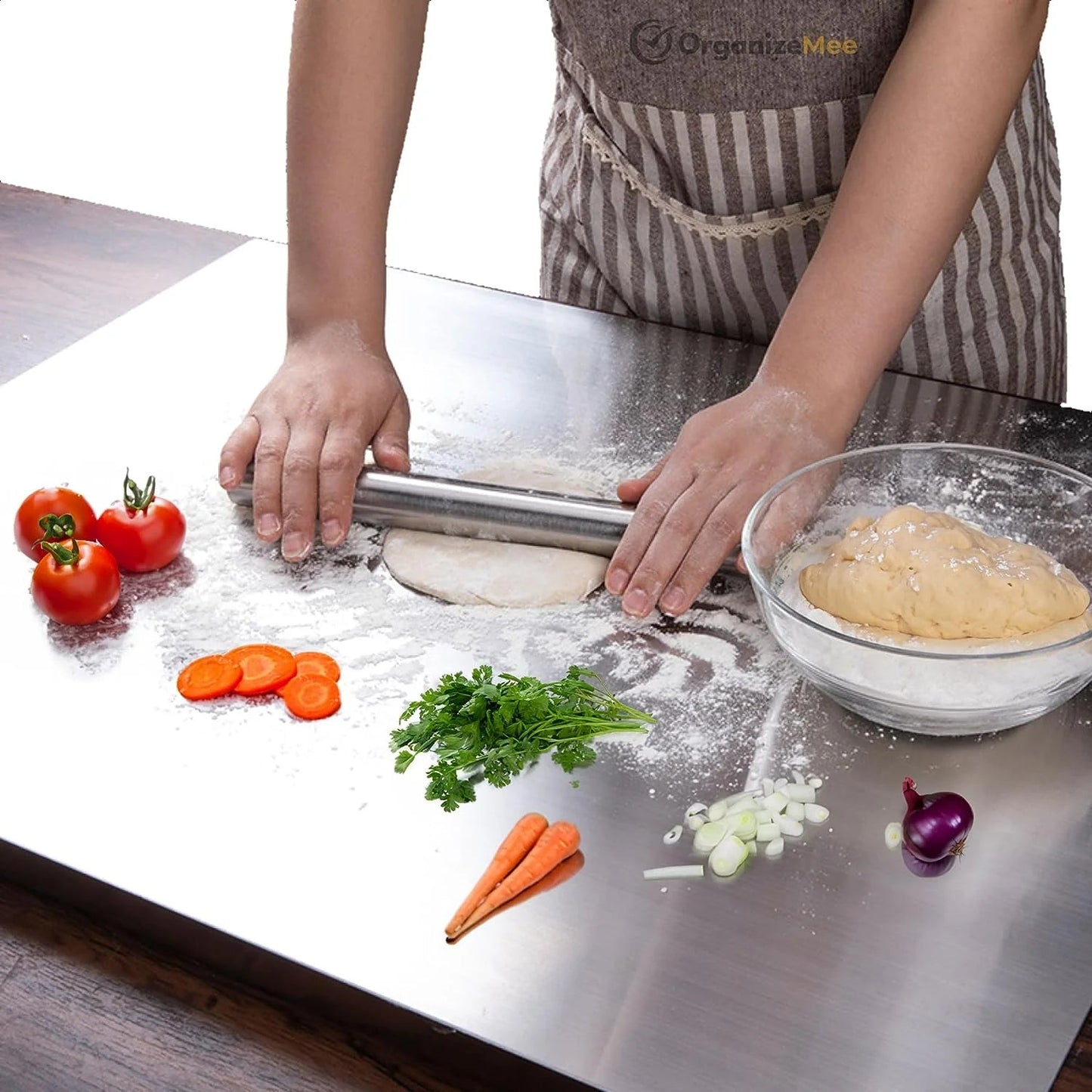 Stainless Steel Chopping Board (35x31cm)